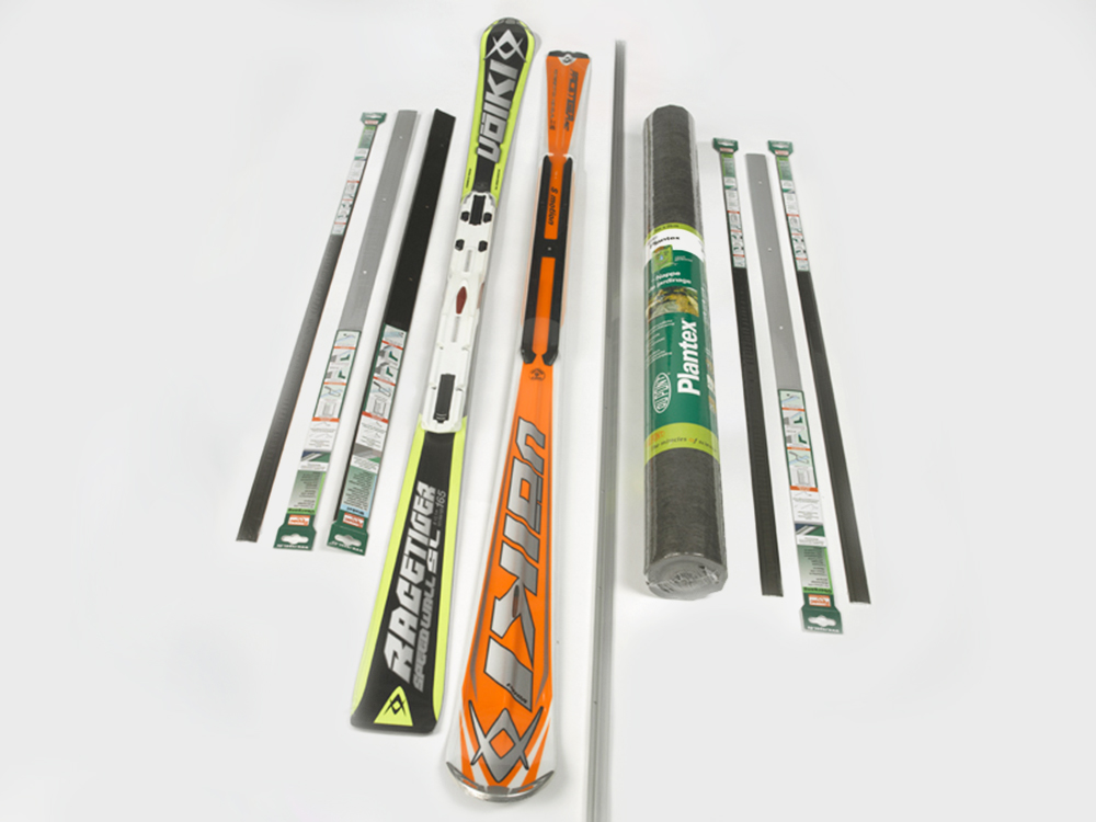 Skier, Leisten, diverse Langteile in Schrumpfverpackung aus Folie