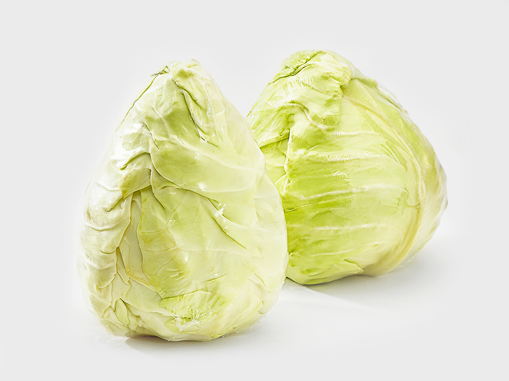Kohl verpackt in Polyolefin-Feinschrumpffolie