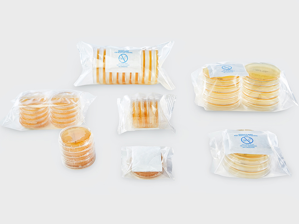 Abbildung von verpackten Petrischalen