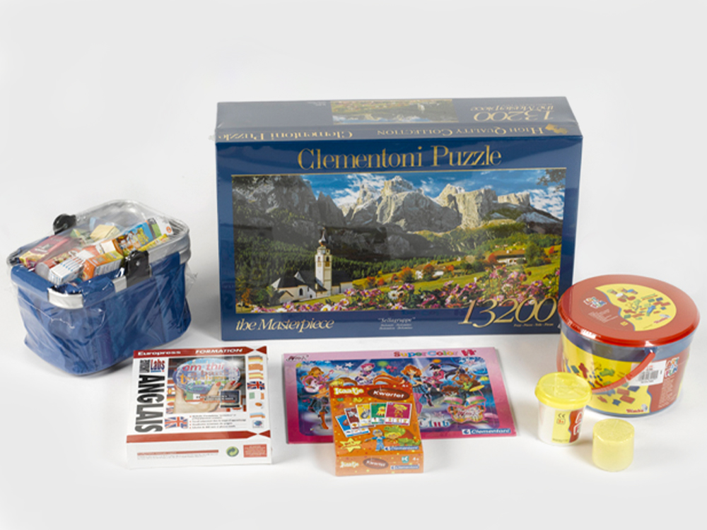 Abbildung von Verpackungen für Spiele
