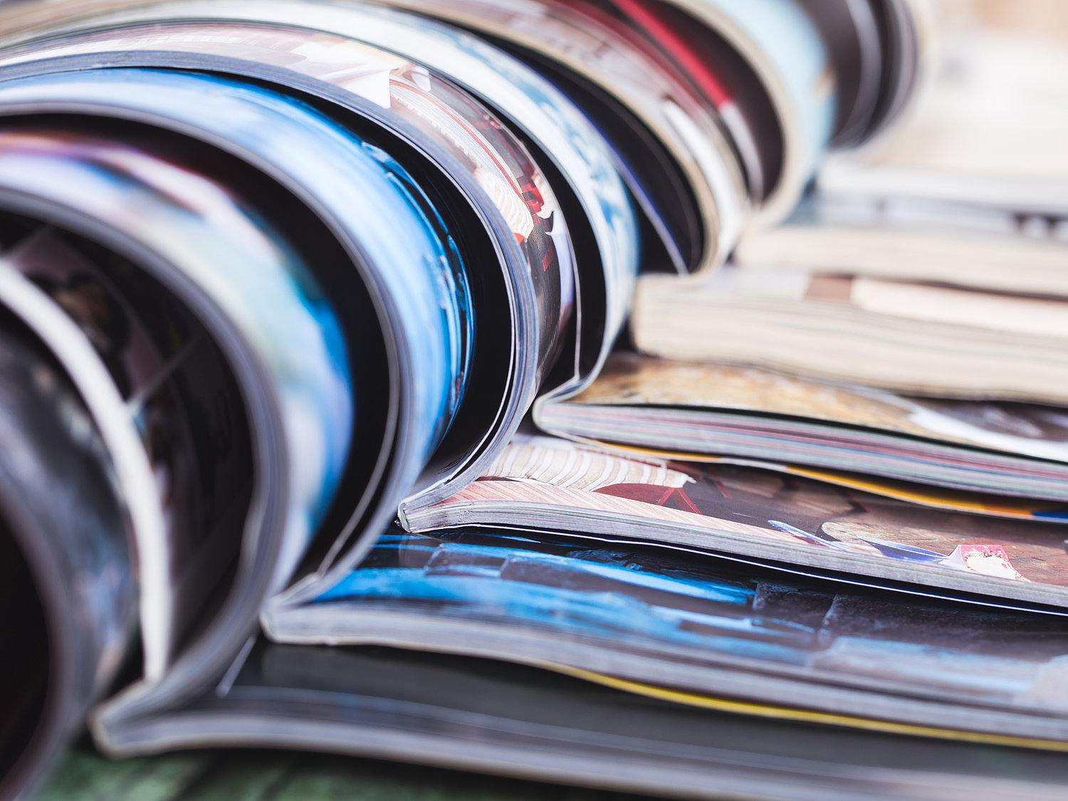 Abbildung von Magazinen
