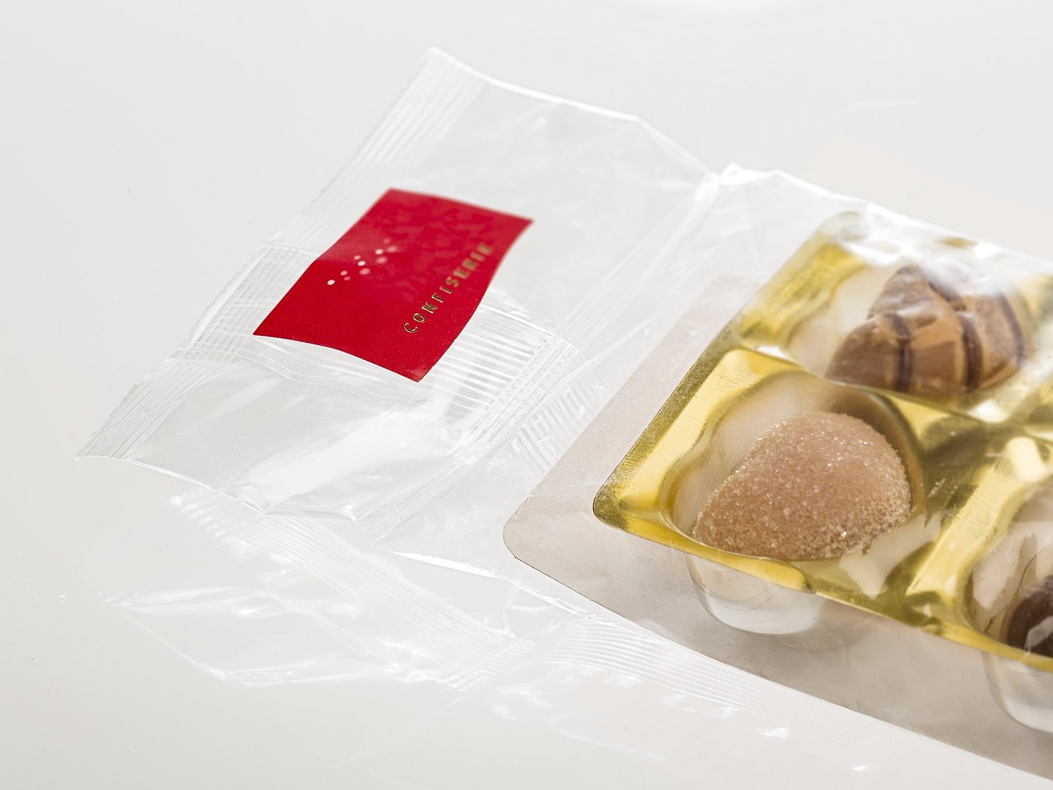 Abbildung von verpackten Pralinen