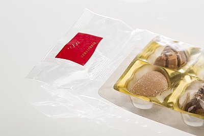Abbildung von verpackten Pralinen