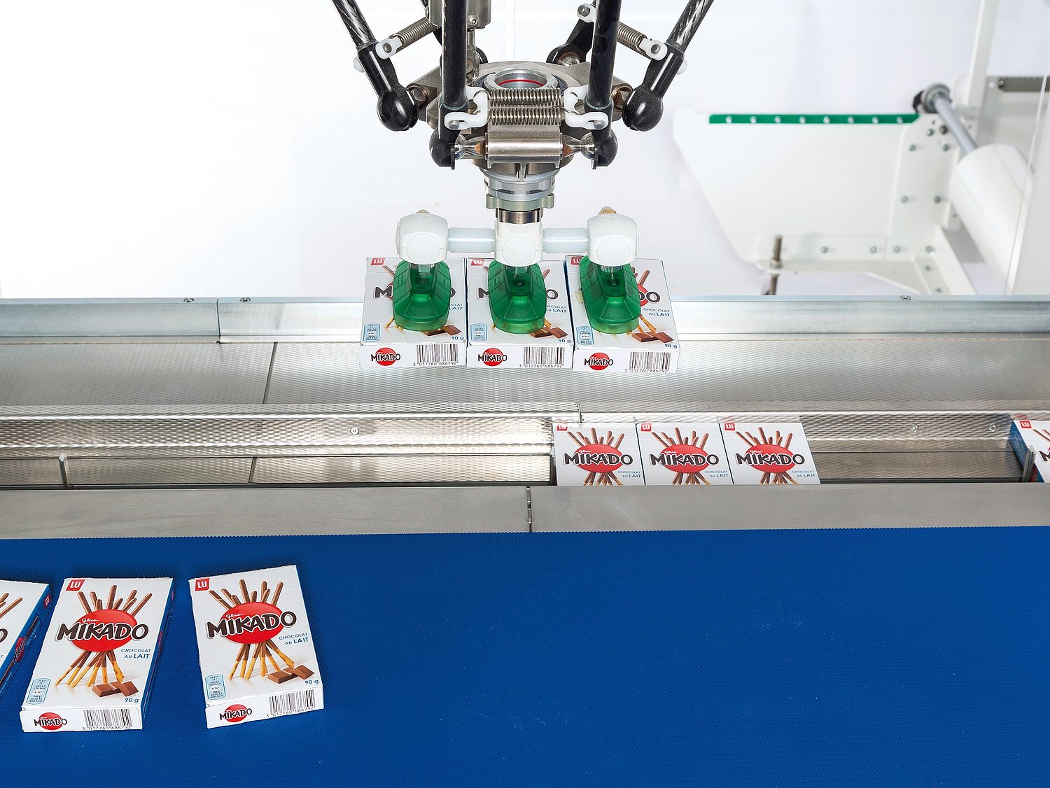 Abbildung von Robotersystem für Verpackungen