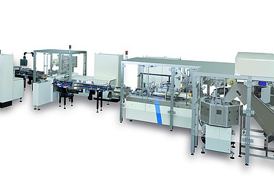 Abbildung von Hugo Beck Folienverpackungsmaschine flowpack X-D für Pharma- und Medizintechnik
