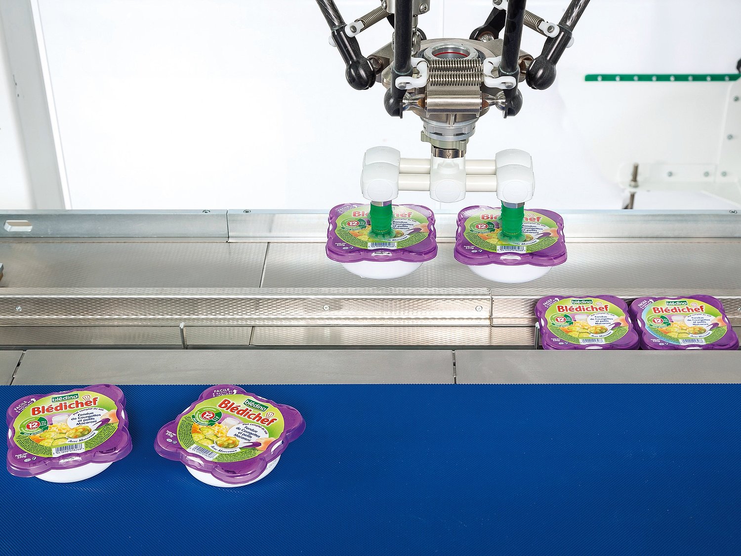 Abbildung von High-Speed Robotertechnik für Verpackungsanwendungen